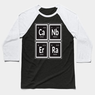 Canberra City Table of Elements Baseball T-Shirt